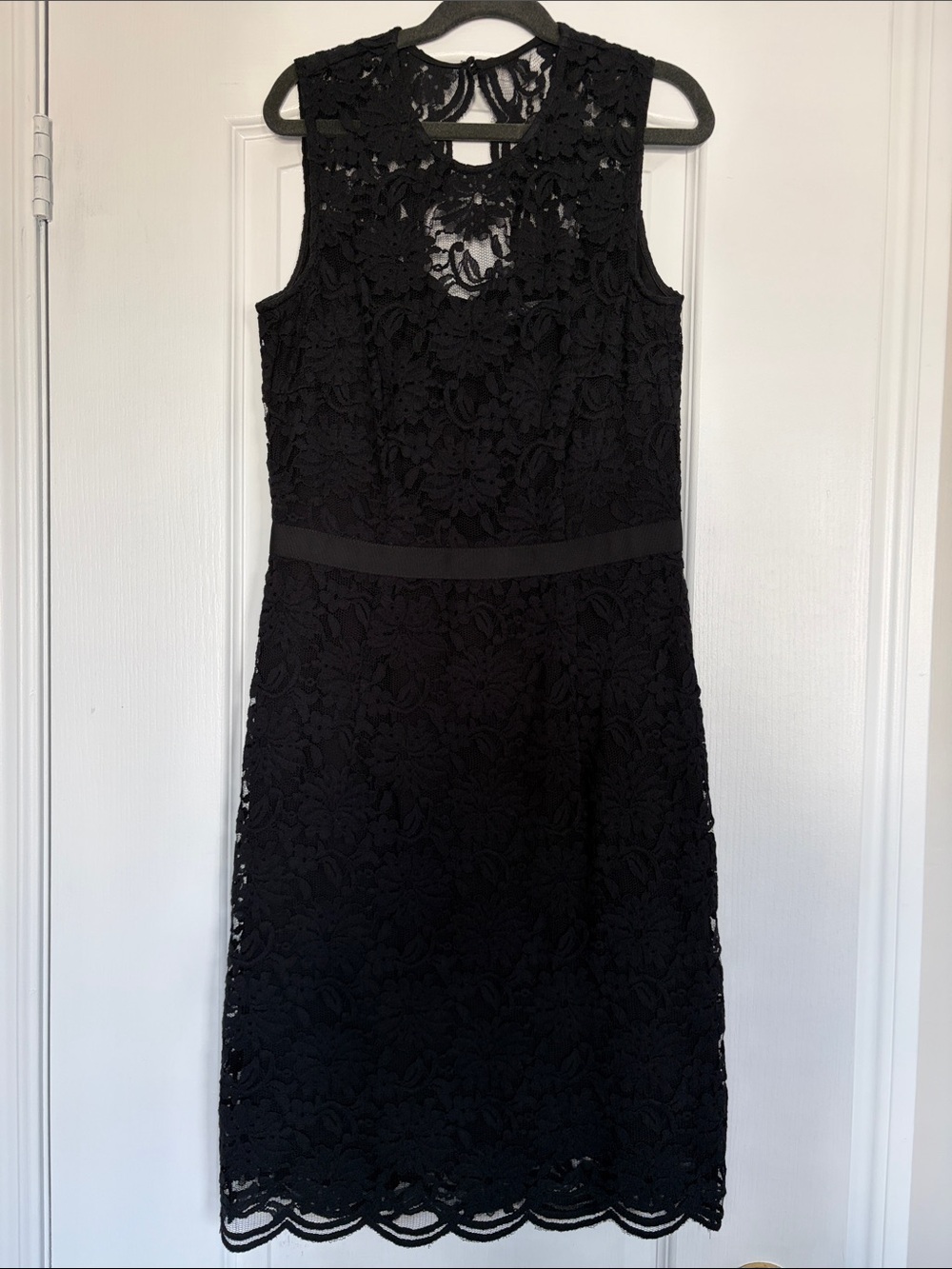 Esprit Black Floral Lace Sleeveless Dress